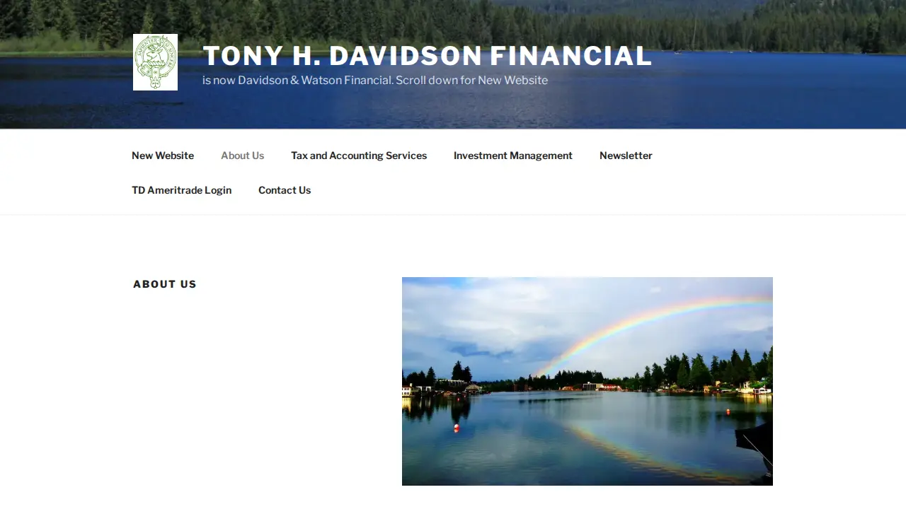 Tony Davidson Comprehensive Financial Management, LLC page
