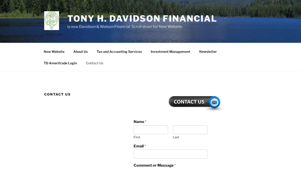 Tony Davidson Comprehensive Financial Management, LLC page