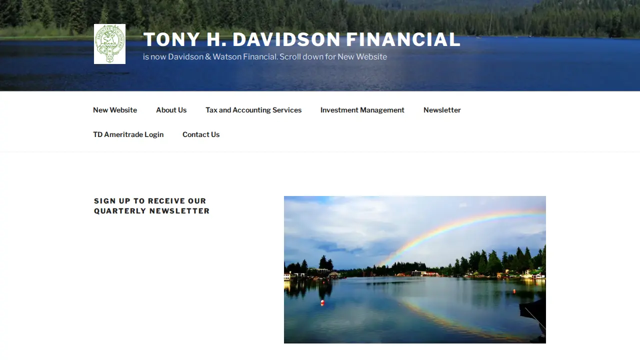 Tony Davidson Comprehensive Financial Management, LLC page