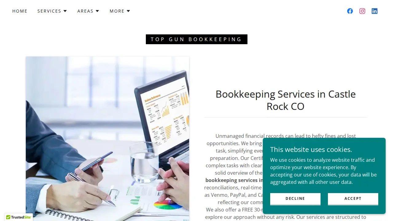 Top Gun Bookkeeping LLC page
