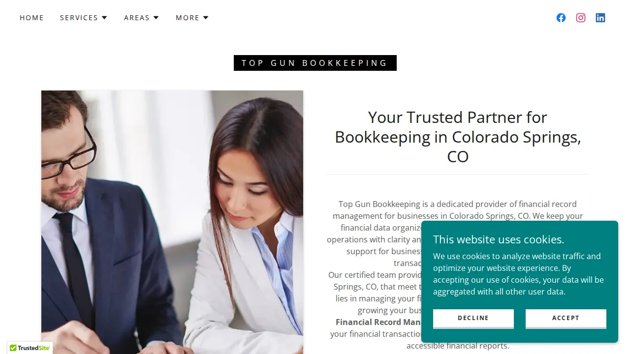 Top Gun Bookkeeping LLC page