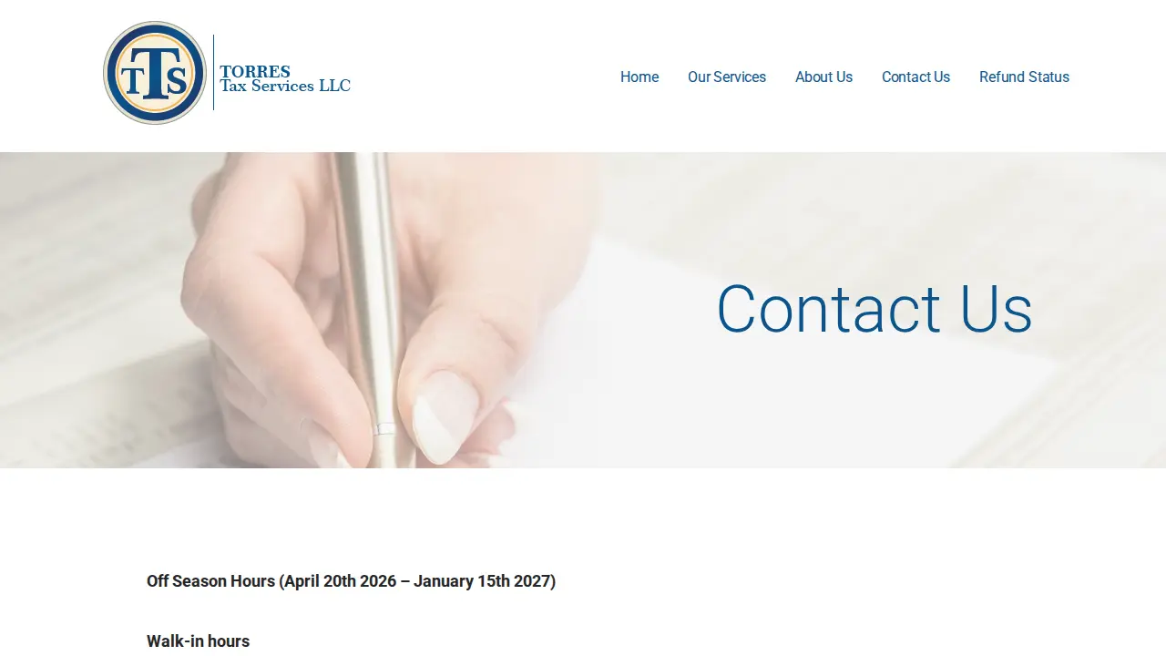 Torres Tax Services LLC page