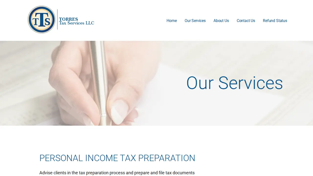 Torres Tax Services LLC page