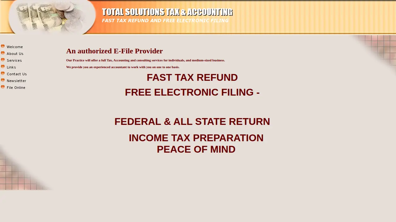 Total Solutions Tax & Accounting, Inc. page