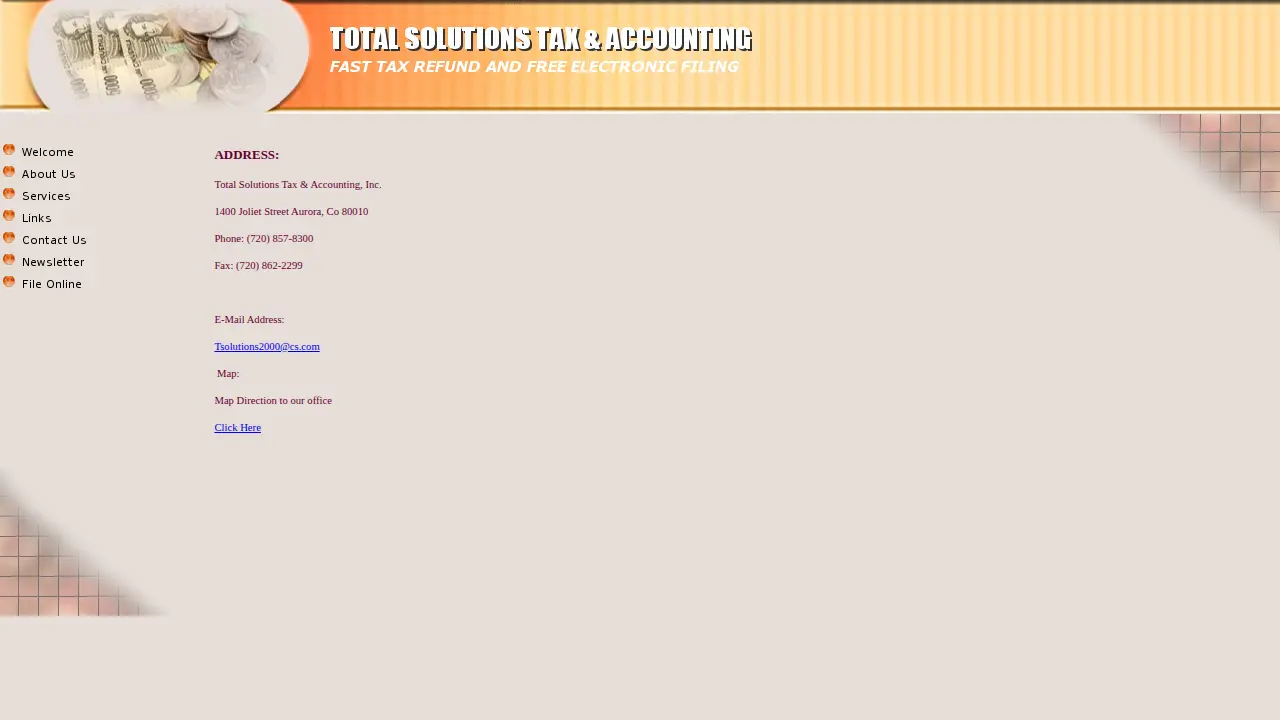Total Solutions Tax & Accounting, Inc. page