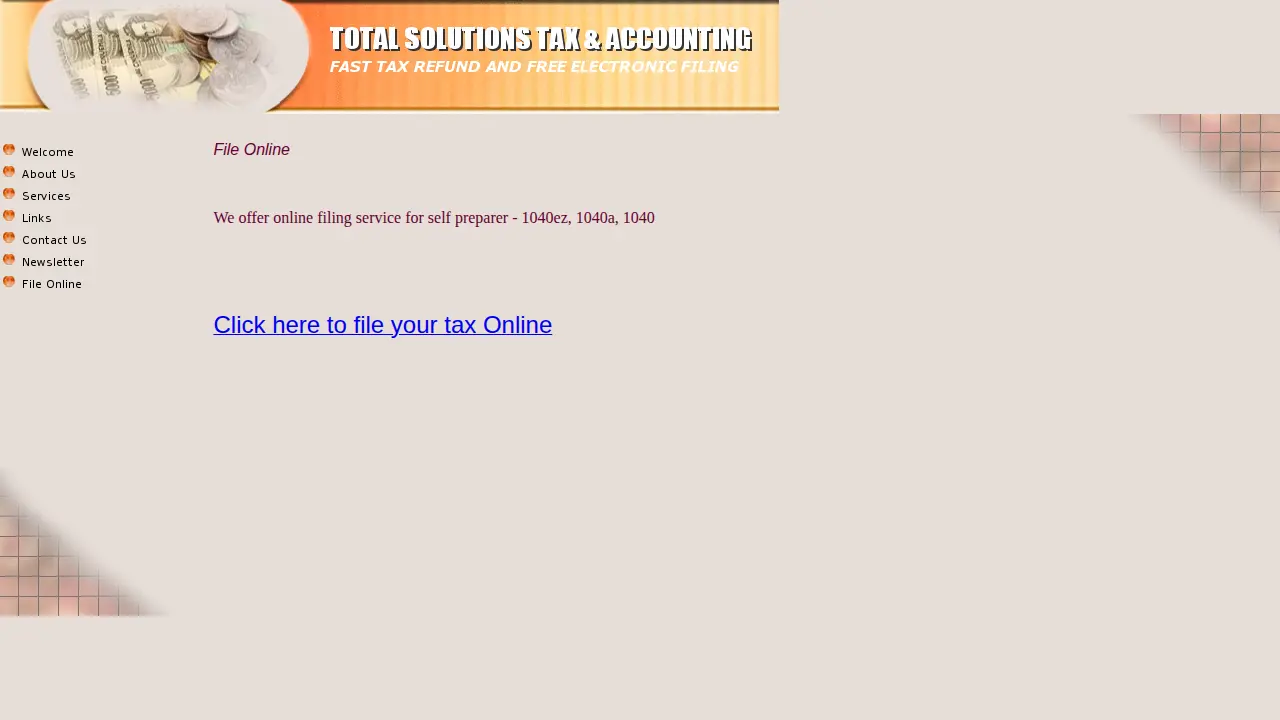 Total Solutions Tax & Accounting, Inc. page