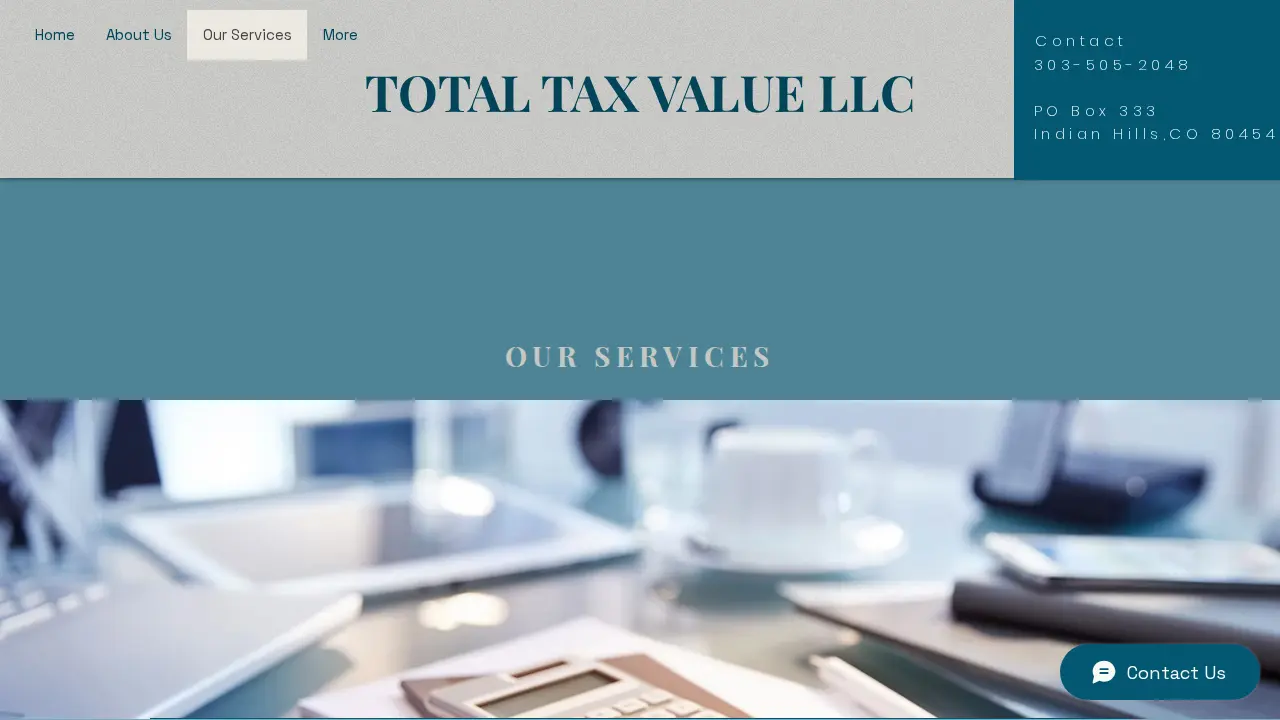 Total Tax Value page