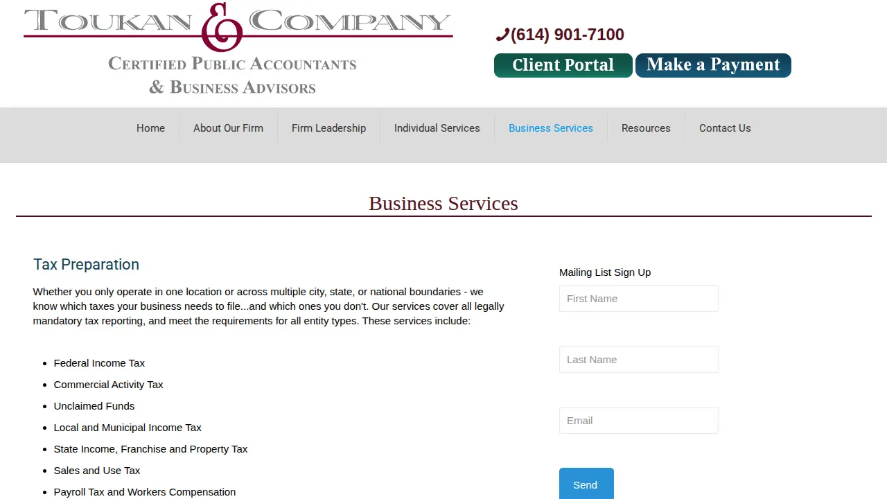 Toukan & Co page