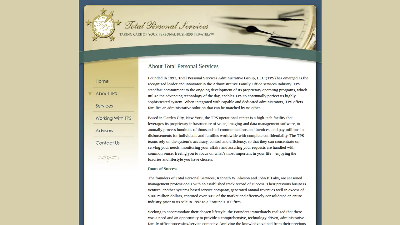 Total Personal Services Administrative Group, LLC