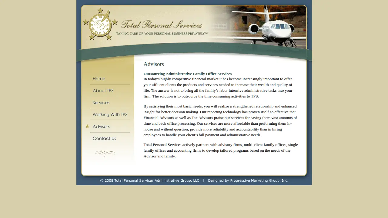 Total Personal Services Administrative Group, LLC page