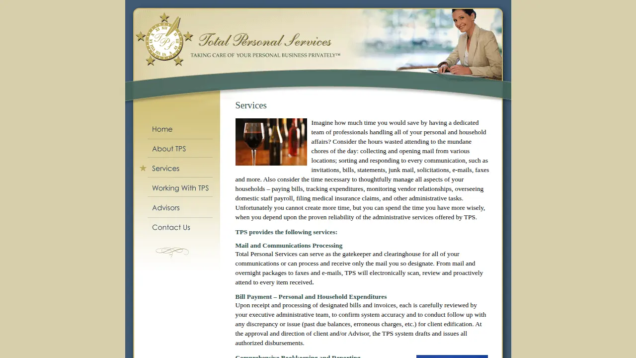 Total Personal Services Administrative Group, LLC page