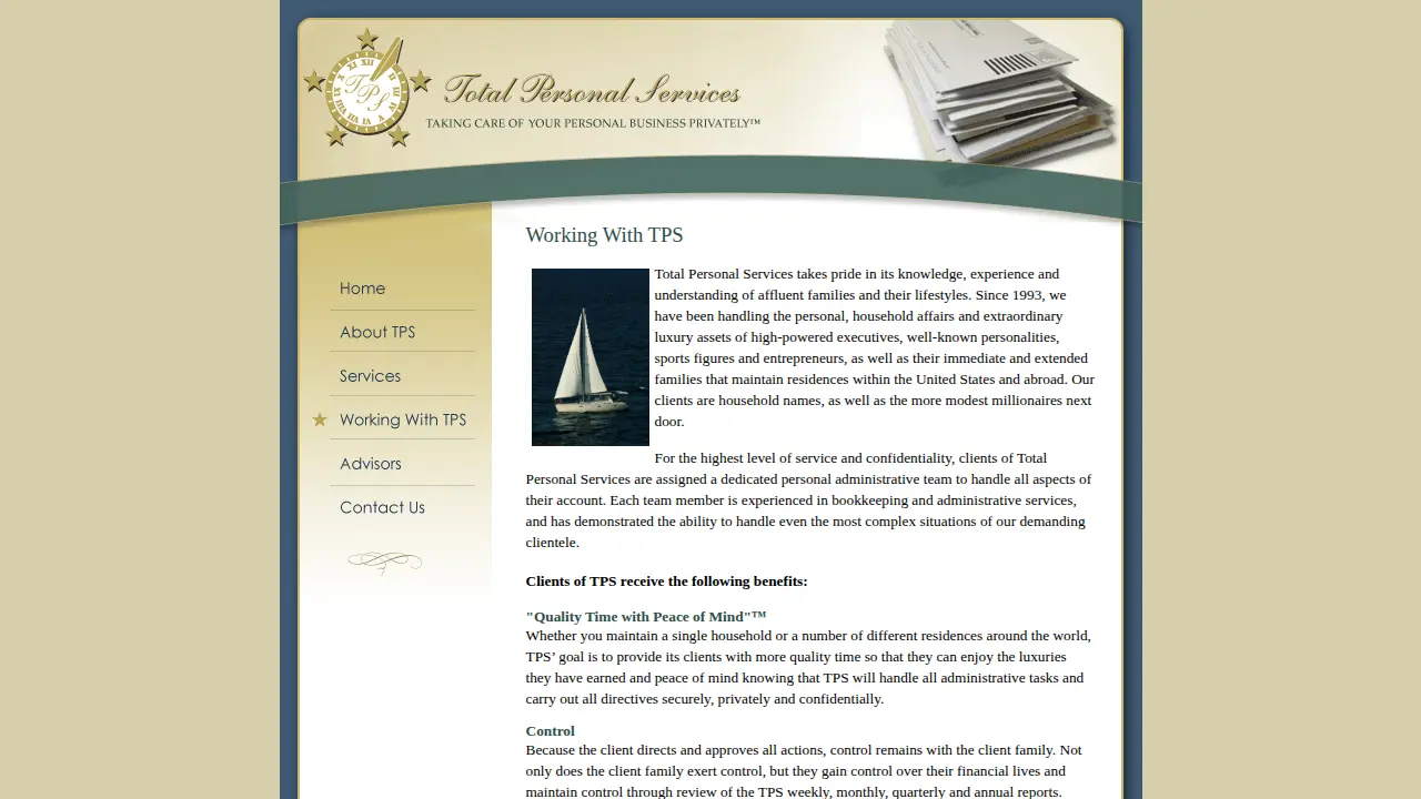 Total Personal Services Administrative Group, LLC page