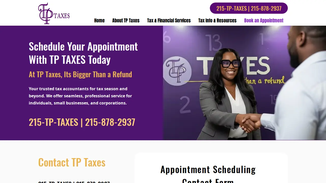TP Taxes page