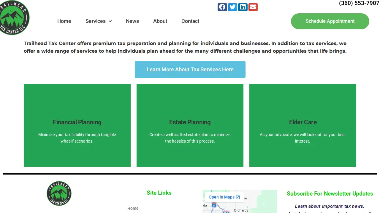 Trailhead Tax Center LLC page