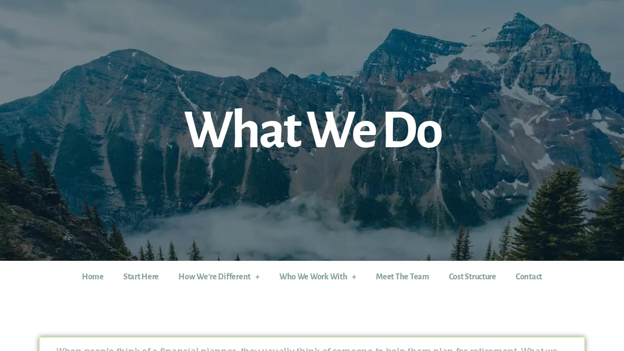 TrailWise Financial Partners page