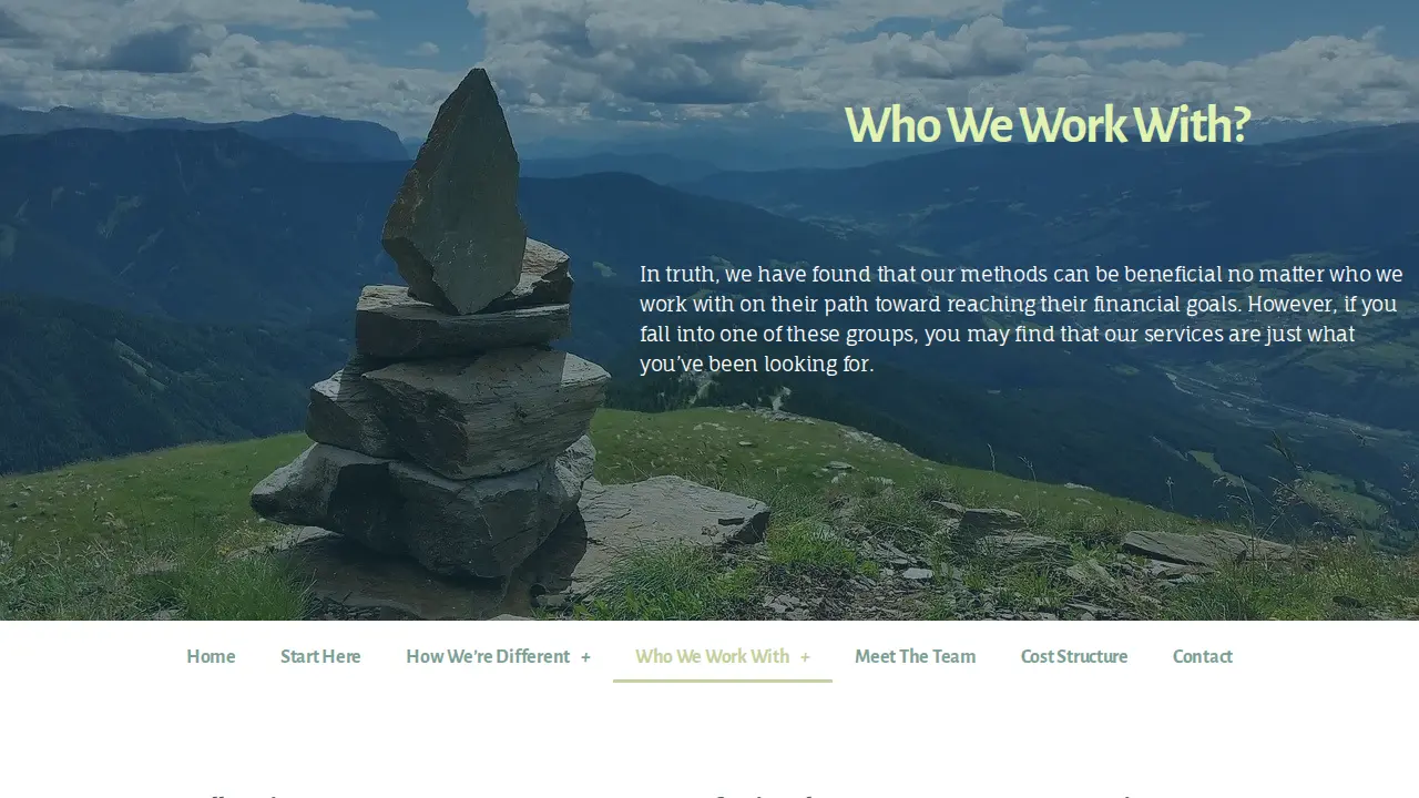 TrailWise Financial Partners page