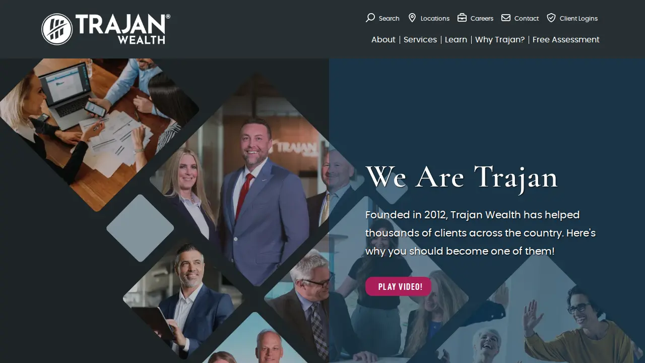 Trajan Wealth page