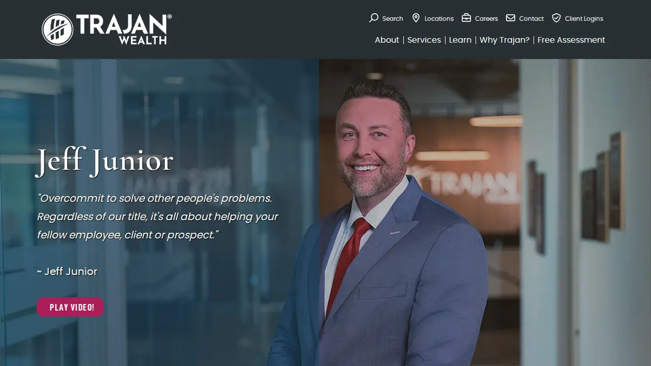 Trajan Wealth page