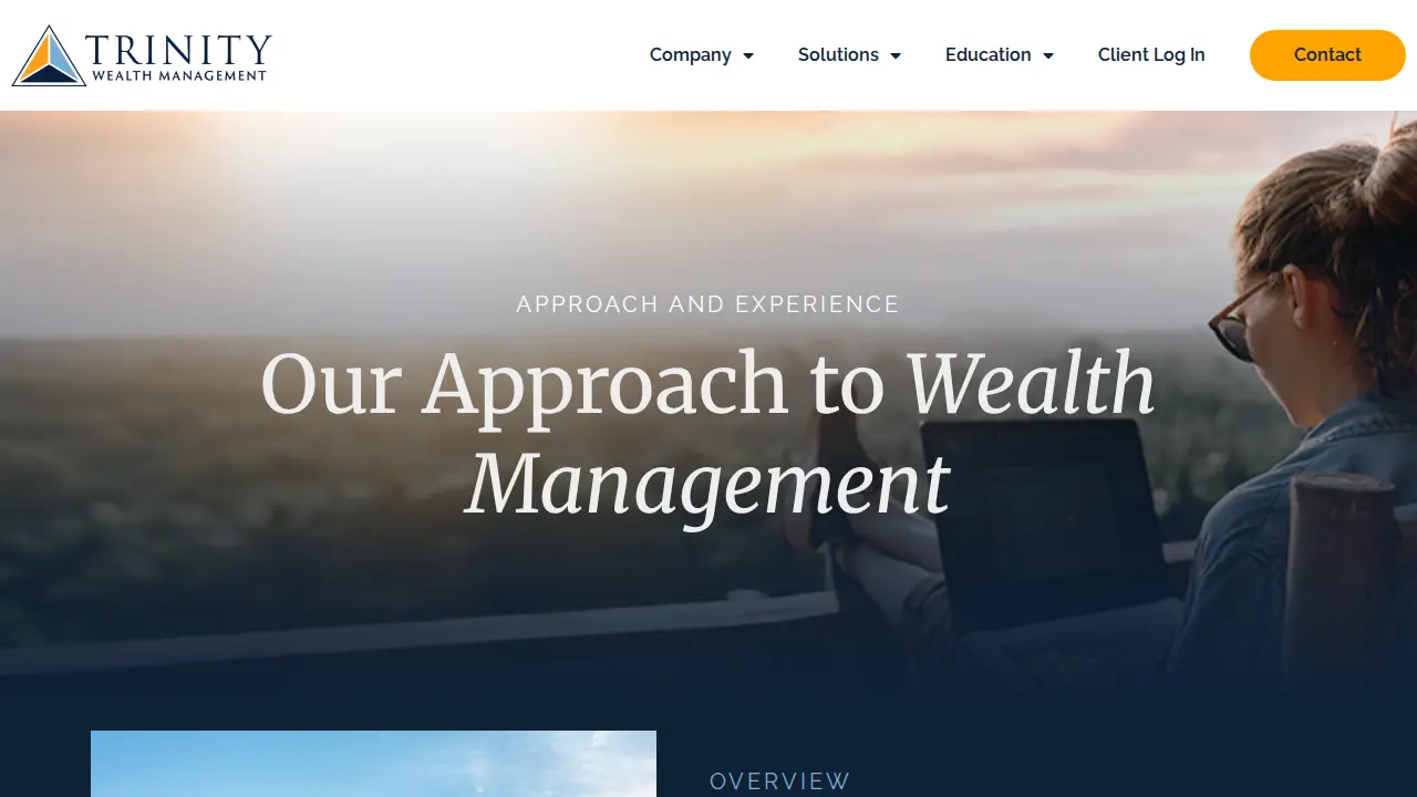 Trinity Wealth Management page