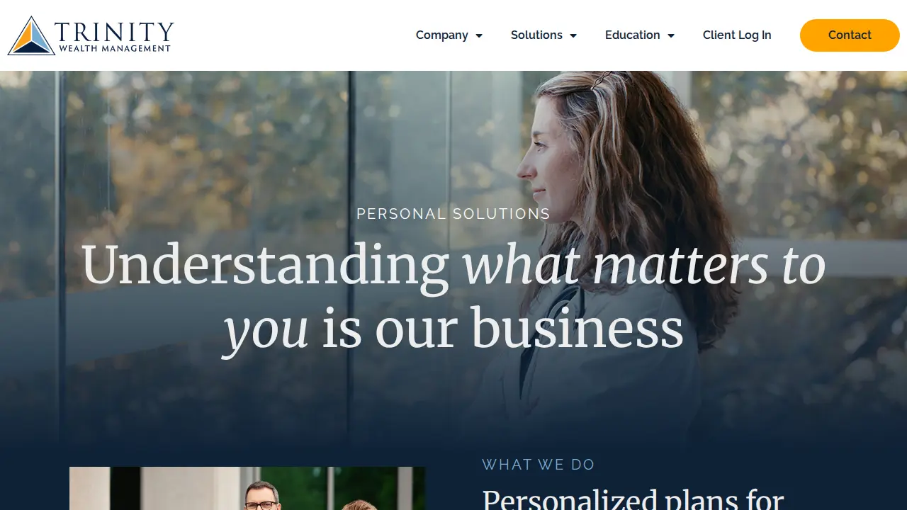 Trinity Wealth Management page