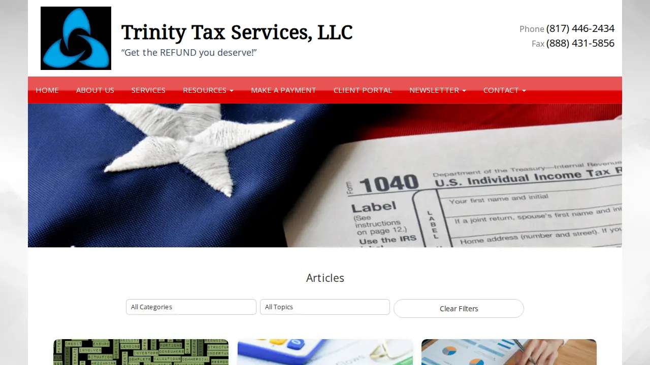 Trinity Tax Services, LLC page