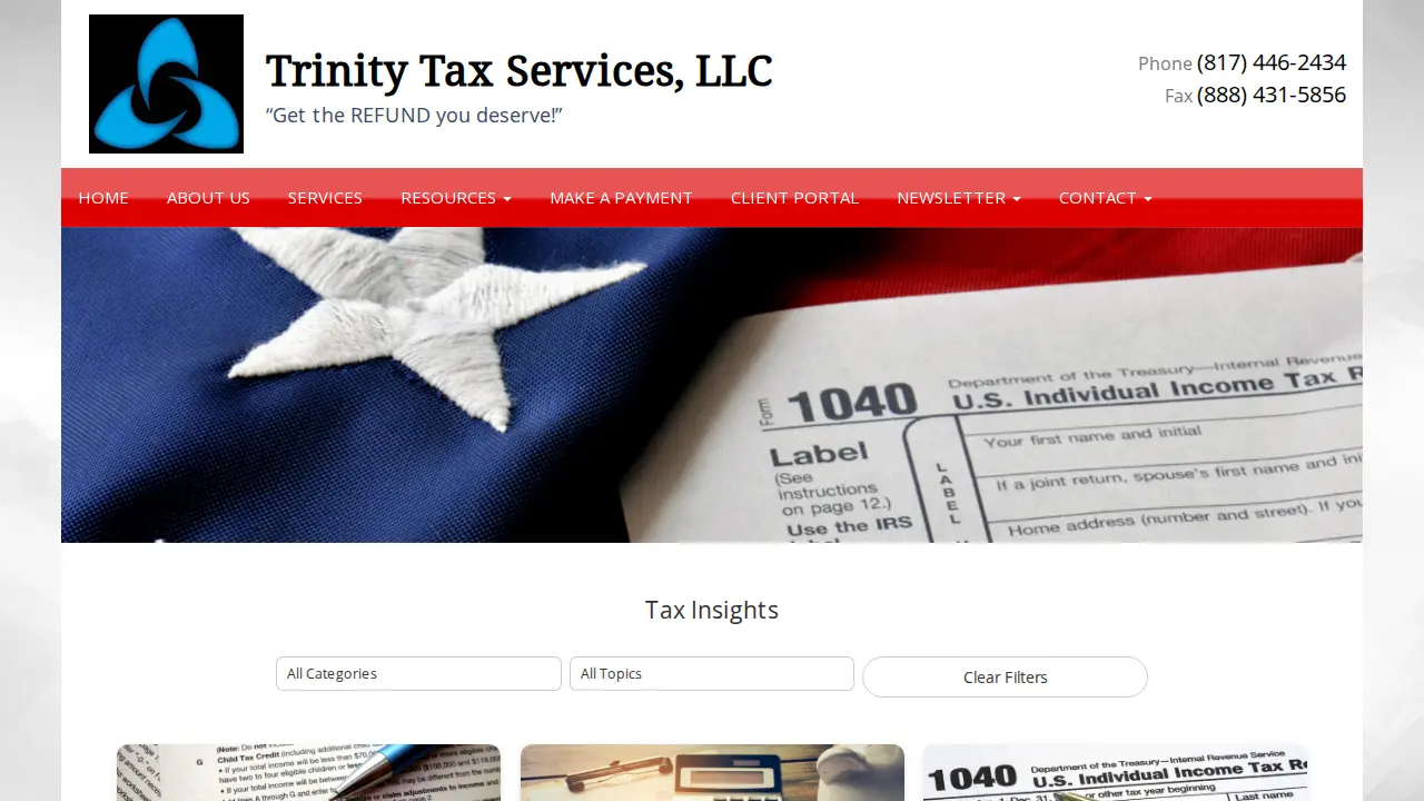 Trinity Tax Services, LLC page