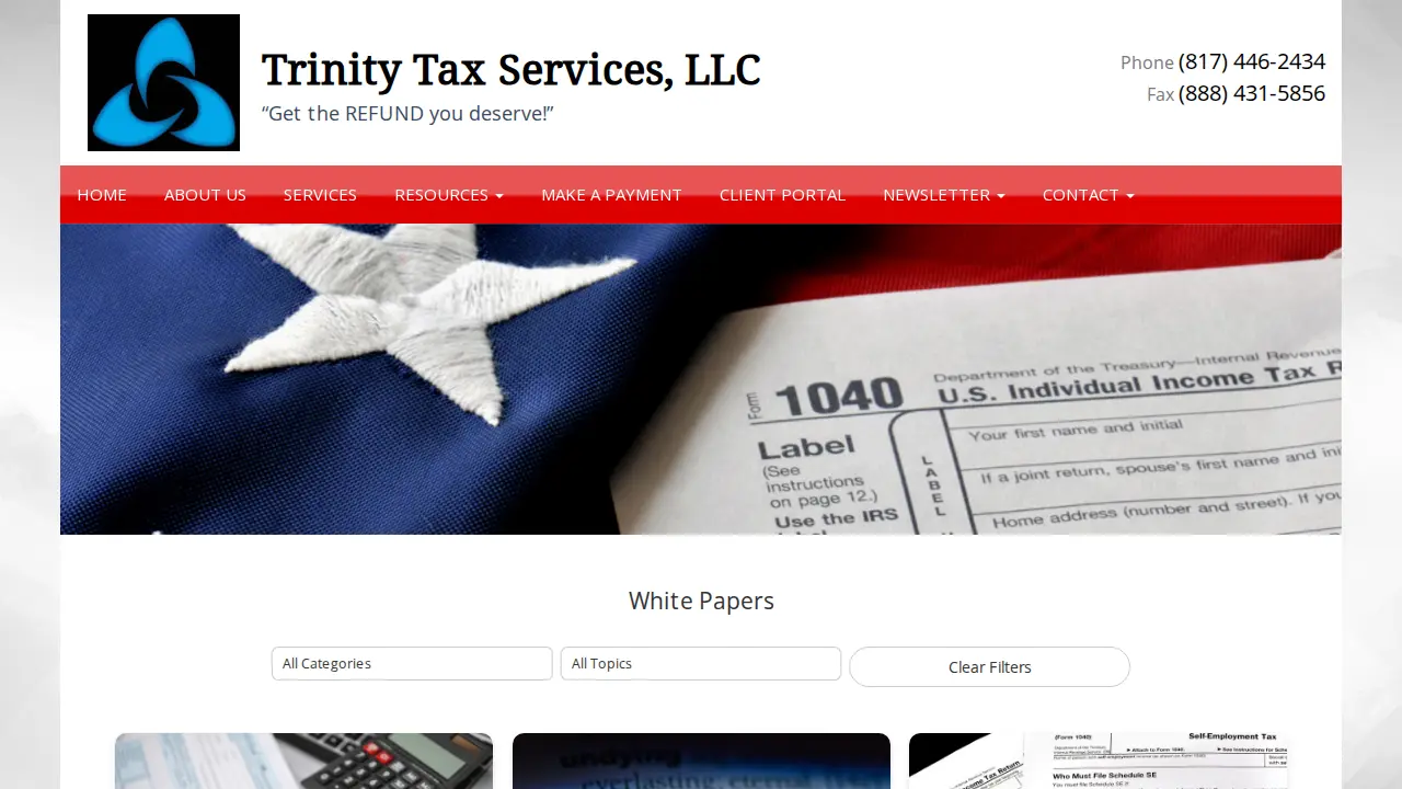 Trinity Tax Services, LLC page