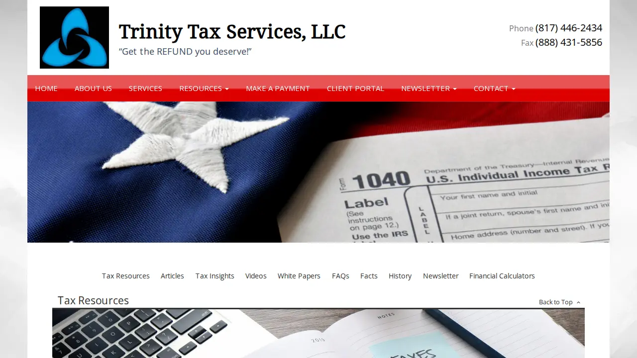 Trinity Tax Services, LLC page