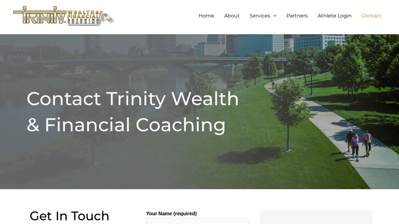 Trinity Wealth & Financial Coaching page
