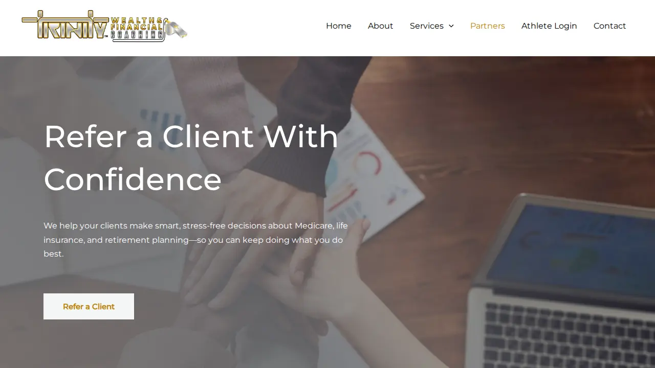 Trinity Wealth & Financial Coaching page