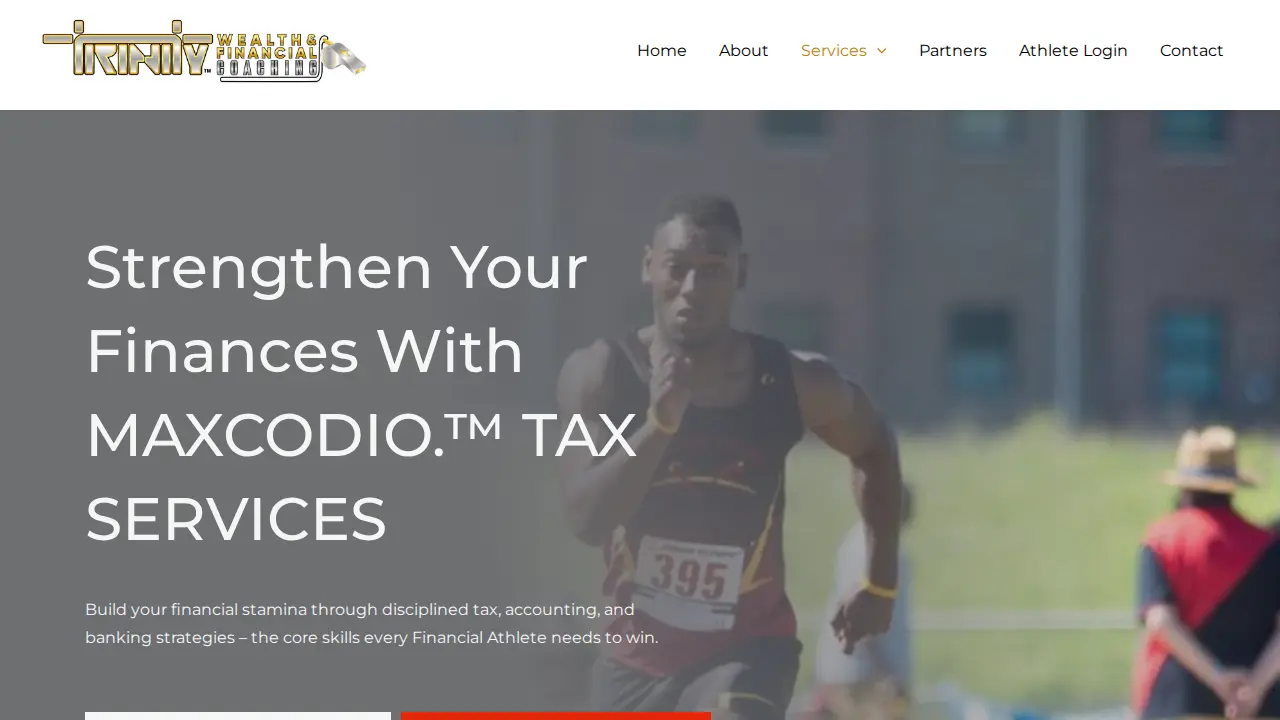 Trinity Wealth & Financial Coaching page