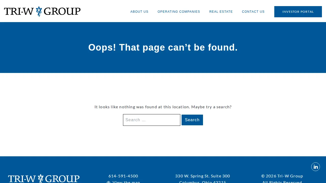 Tri-W Group, Inc. page