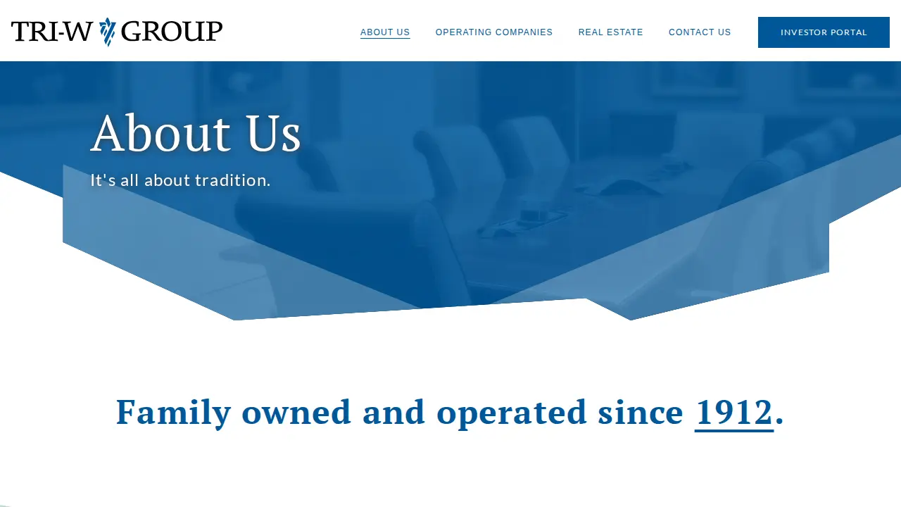 Tri-W Group, Inc. page