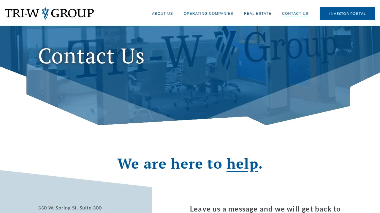 Tri-W Group, Inc. page
