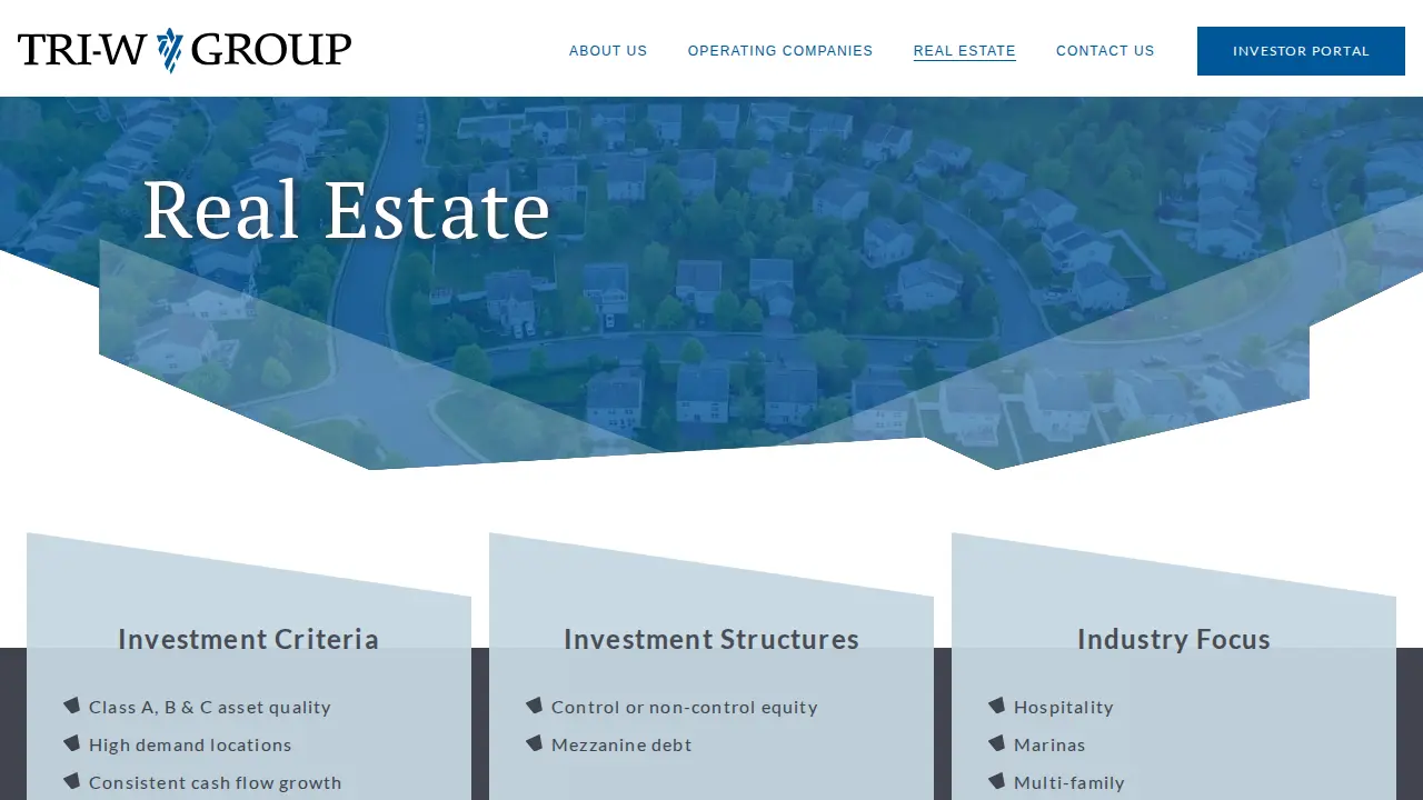 Tri-W Group, Inc. page