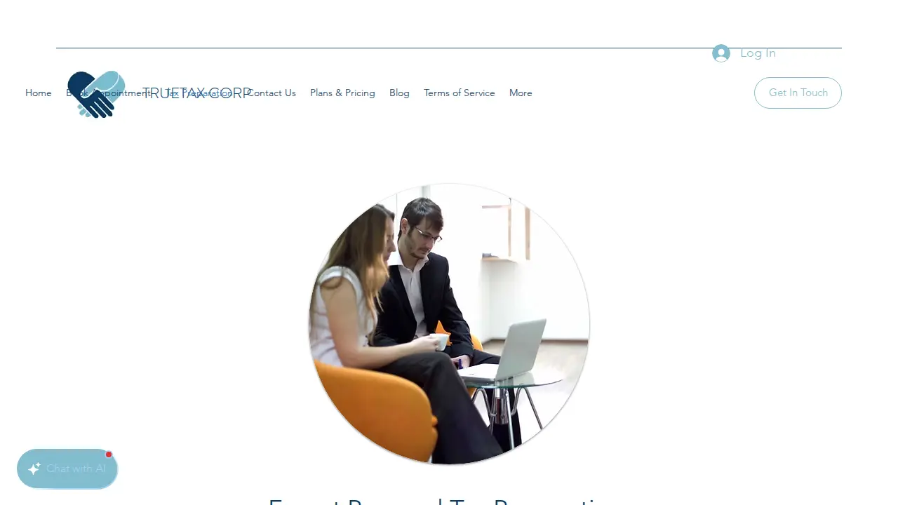 TrueTax Corp page