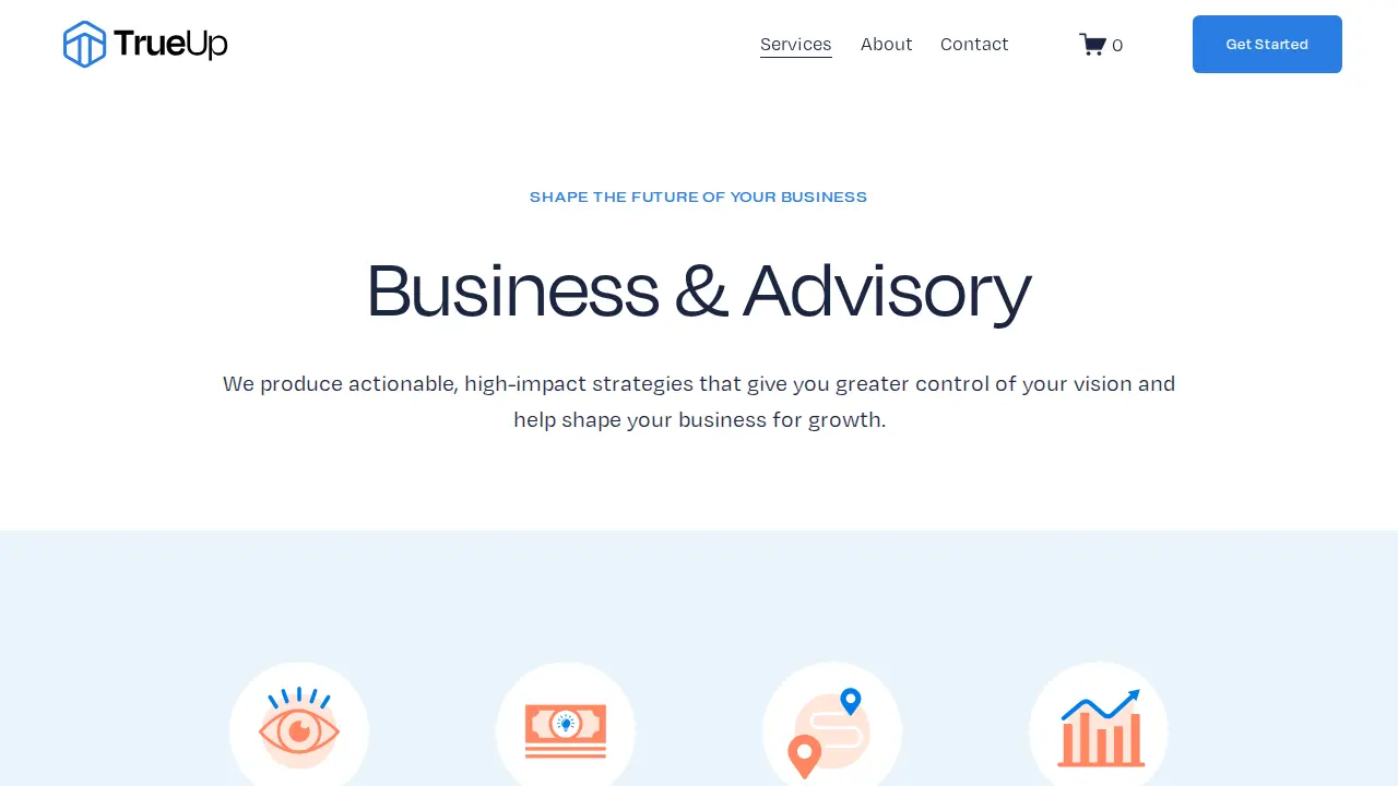 TrueUp Solutions Ltd page