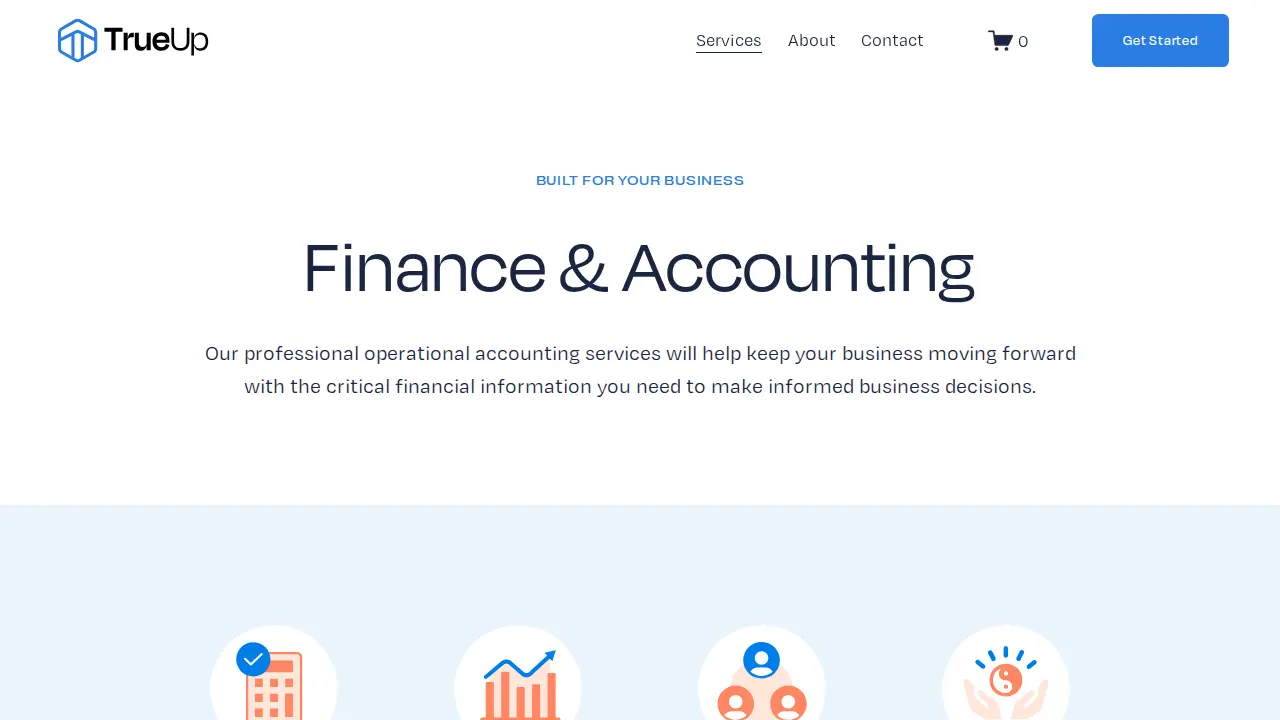 TrueUp Solutions Ltd page