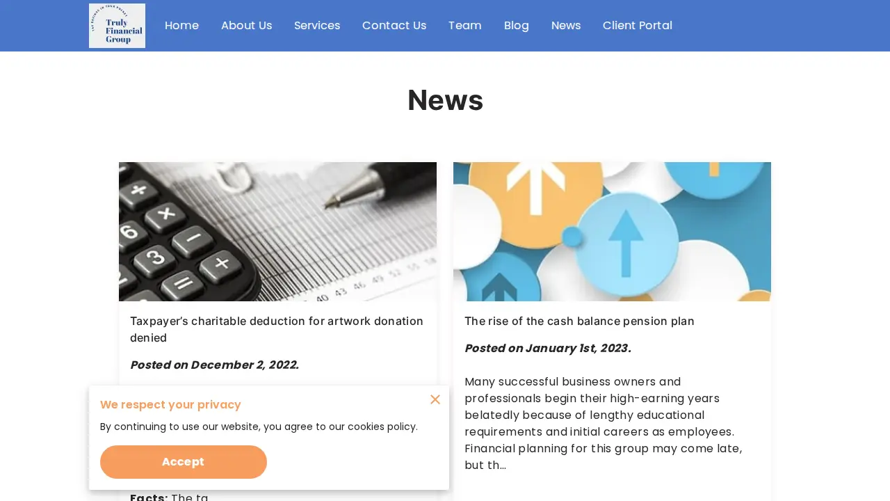 Truly Financial Group, LLC page