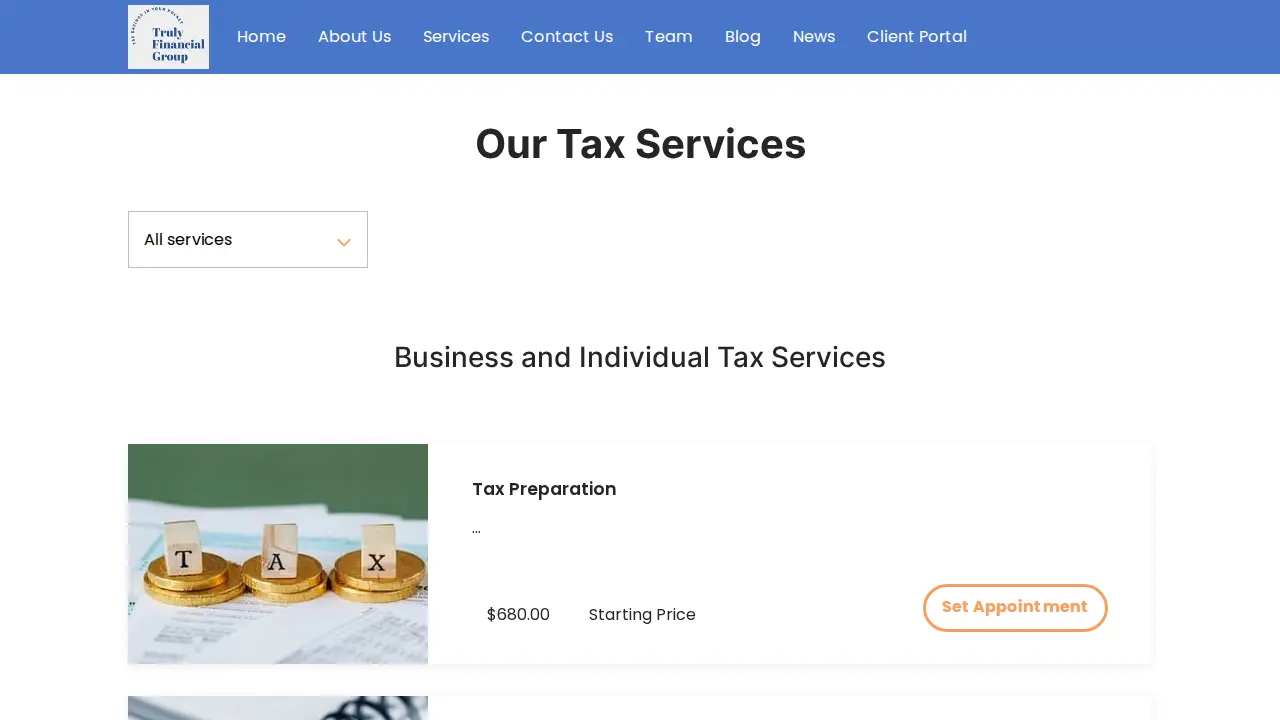 Truly Financial Group, LLC page