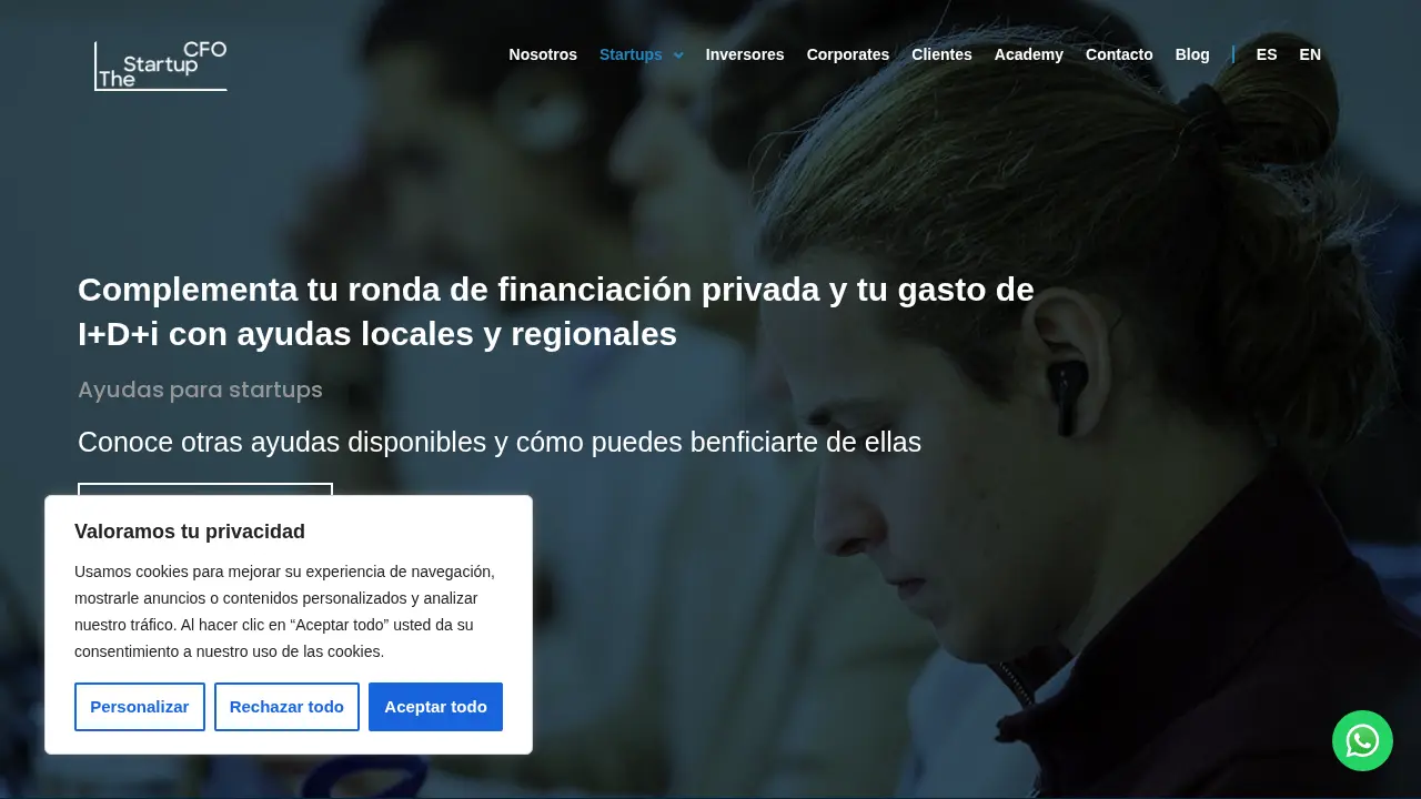 The Startup CFO page