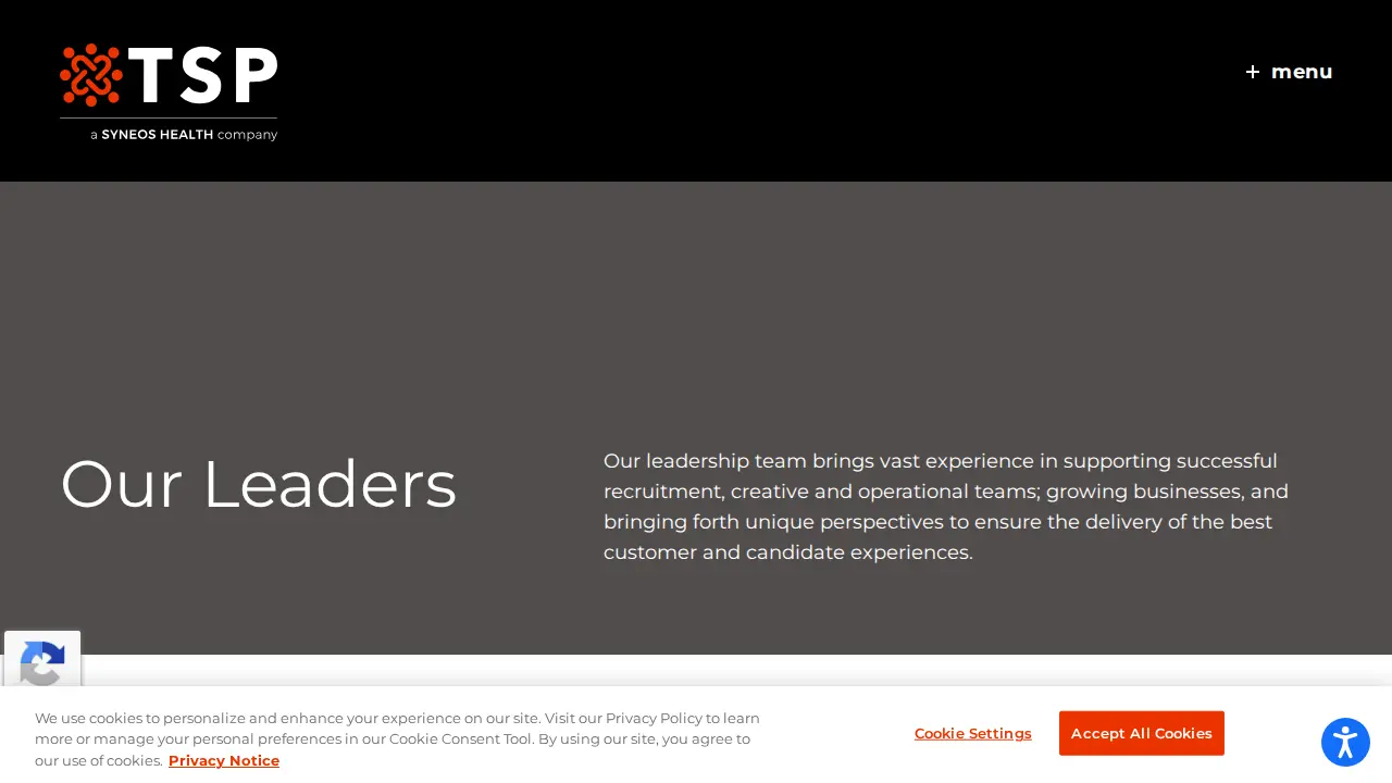 TSP, a Syneos Health® company page