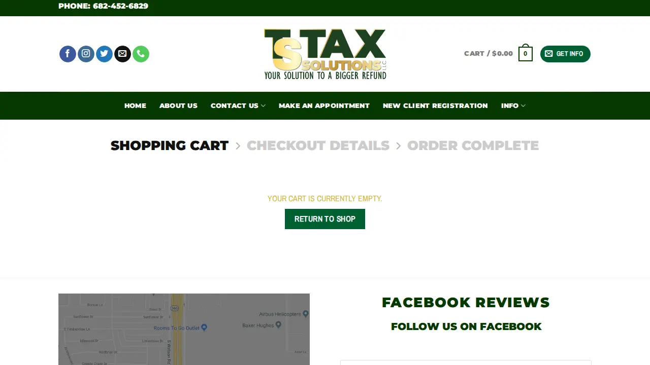 TS Tax Solutions LLC page