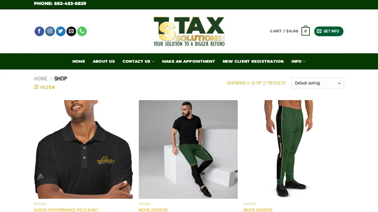 TS Tax Solutions LLC page