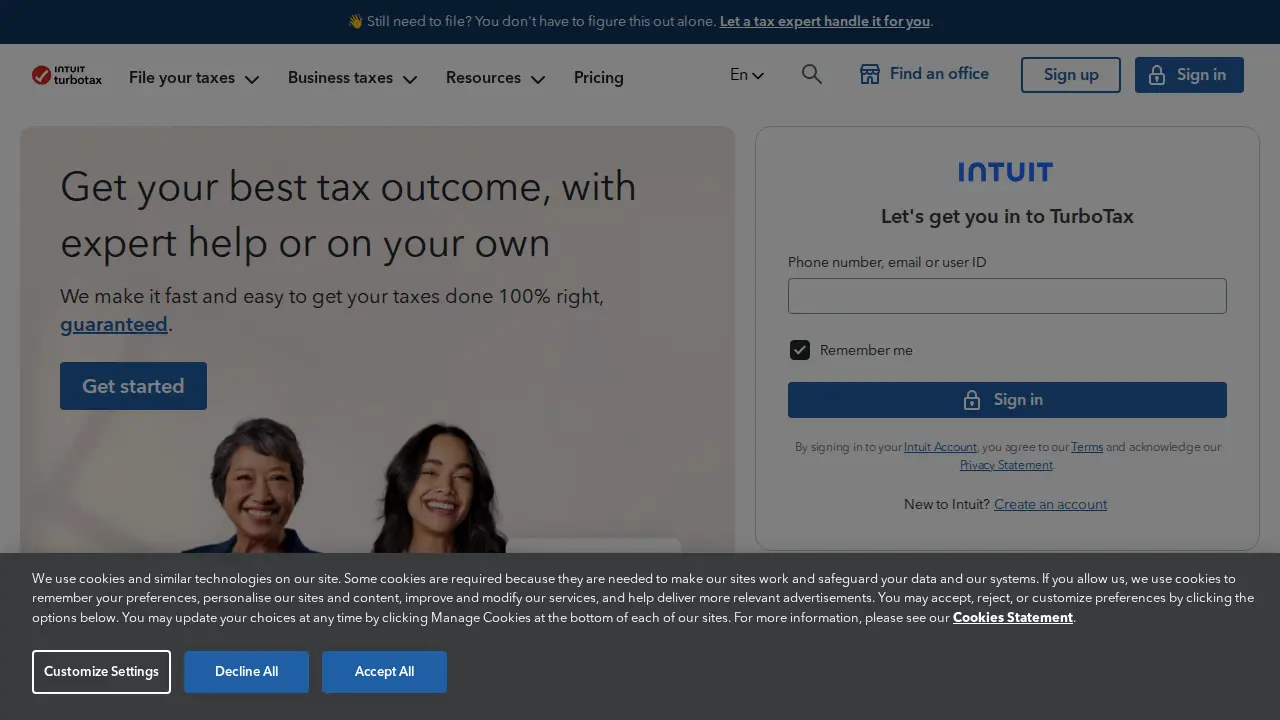 TurboTax - Plaza, Vancouver page