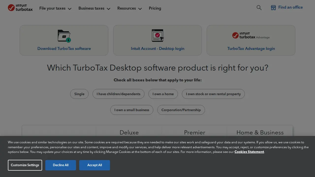 TurboTax - Plaza, Vancouver page