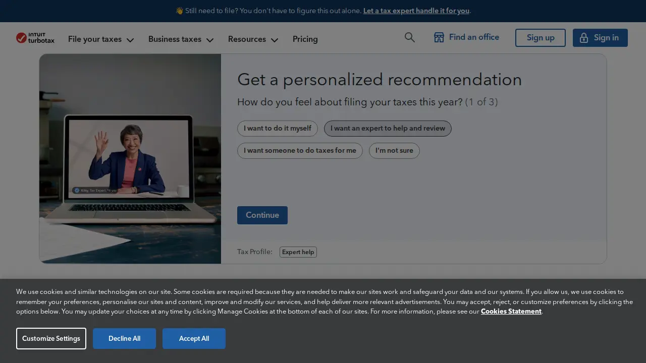 TurboTax - Plaza, Vancouver page