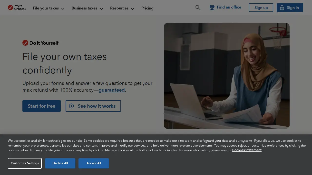 TurboTax - Plaza, Vancouver page