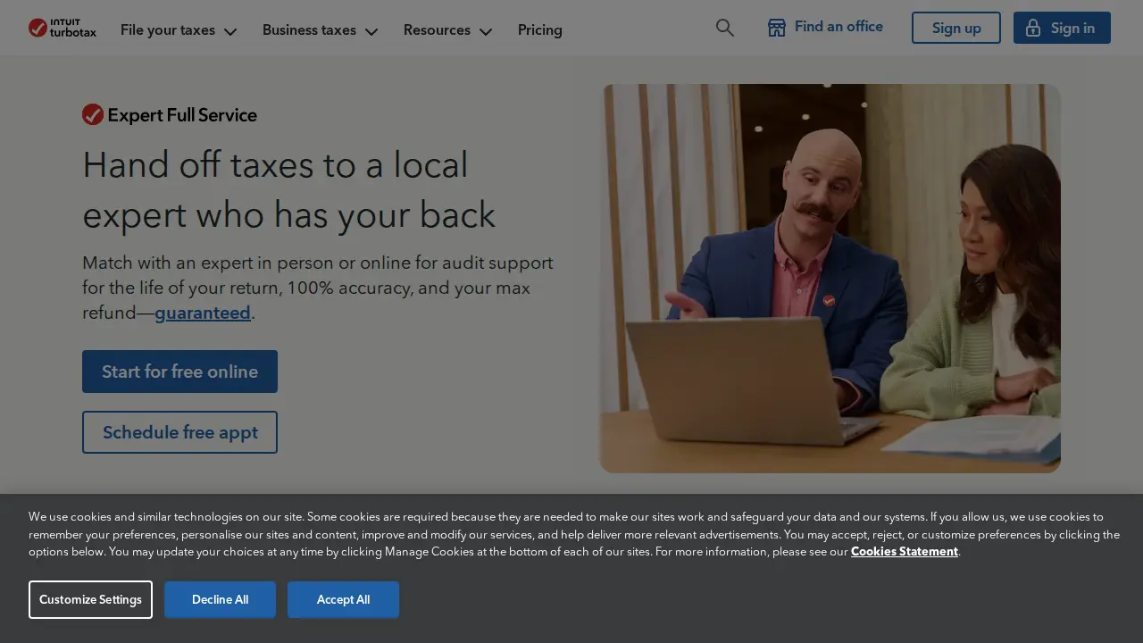 TurboTax - Plaza, Vancouver page