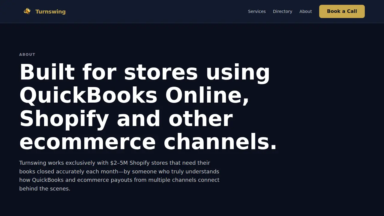 Turnswing page